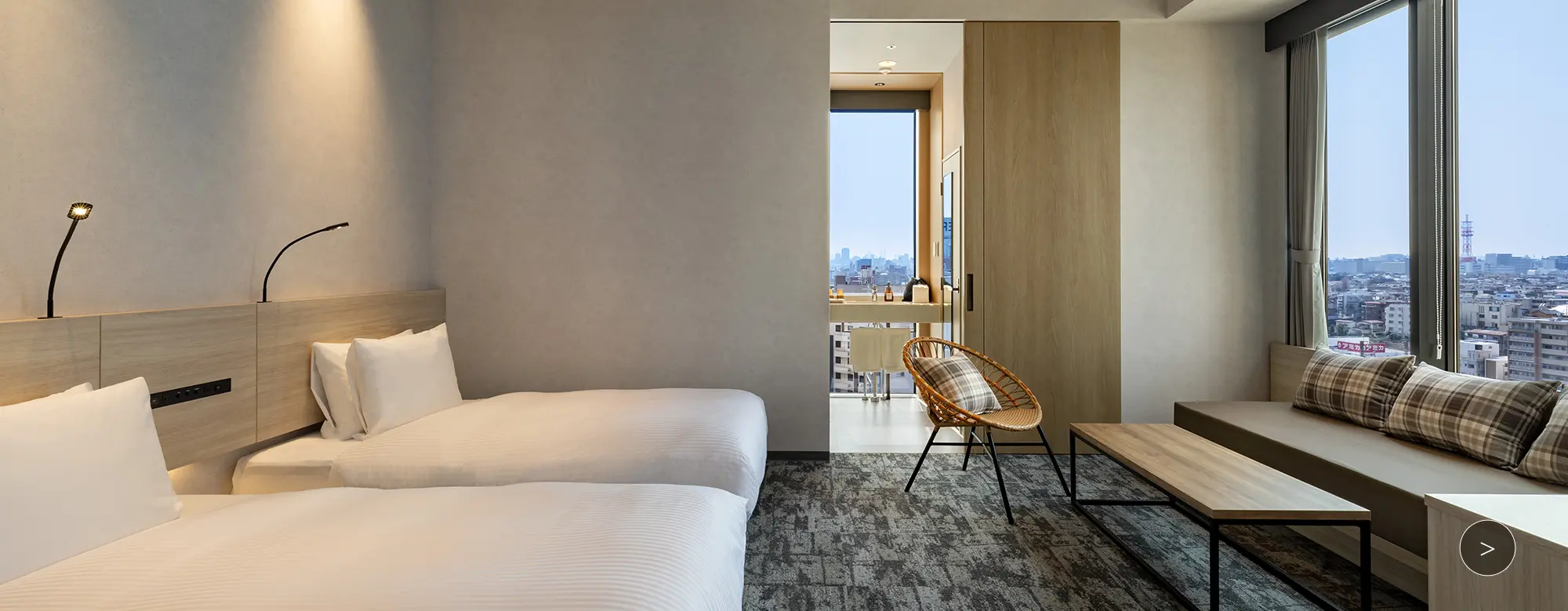 可選擇住宿方式的豐富多彩的客房類型