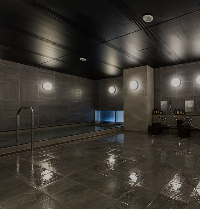 伸展手腳，放松身心的治愈大浴場