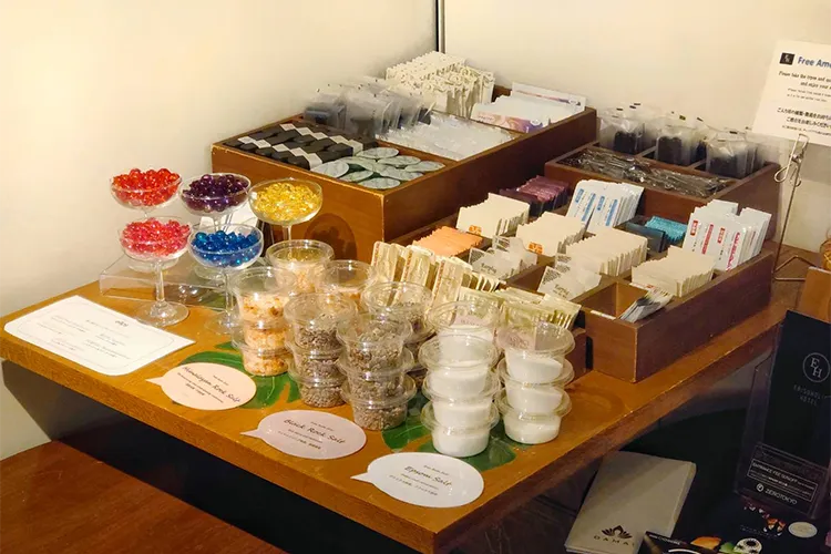 豐富的洗漱用品