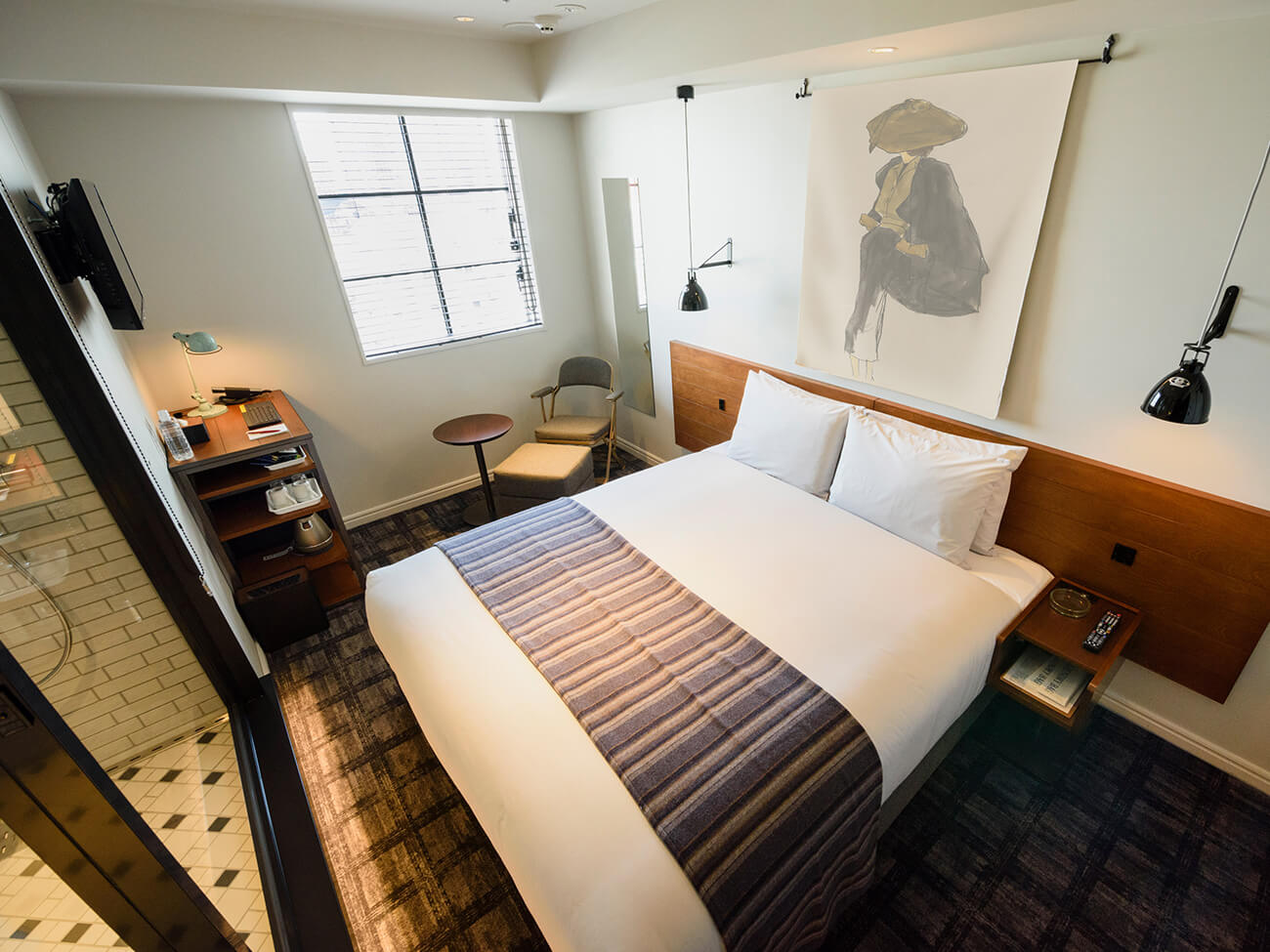 雙人（特大床）僅附熱帶雨林淋浴（禁止吸煙）