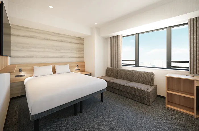 豪華大床（可容納3位）