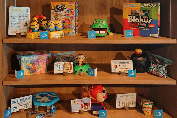 1樓咖啡廳&BAR的桌遊專區登場!